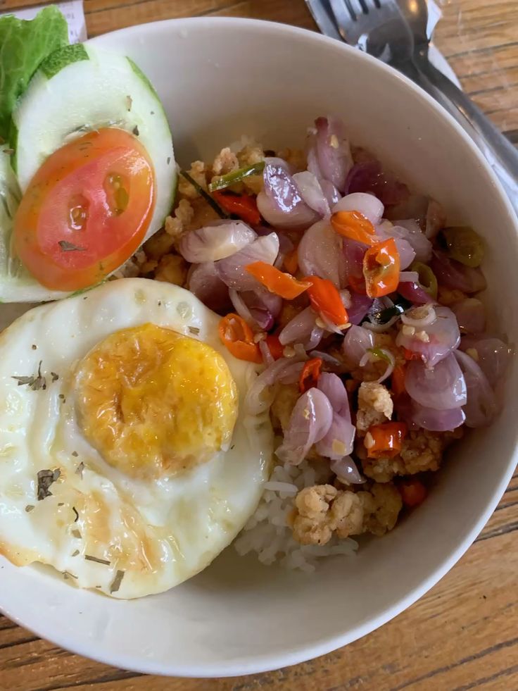 Nasi Telor Sambal Matah