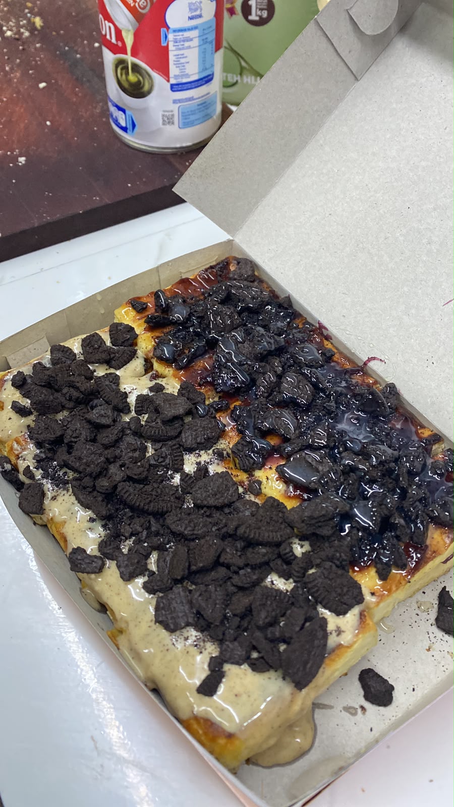 Bluberi Tiramisu Topping Oreo